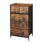 Levede Chest of Drawers Dresser Antique Storage Cabinet Tallboy Industrial Retro