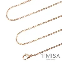 在飛比找momo購物網優惠-【TiMISA】璀璨十字 純鈦項鍊-04E(玫瑰金)