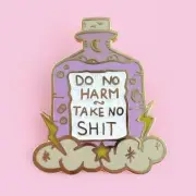 NEW Jubly Umph Lapel Pin * Do No Harm * Take No Shit Jubly Umph