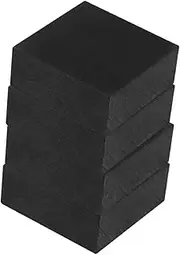 Square Shocking Mats 4pcs Rubber Pads for Exercise Sound Insulation Mat for Home Supplies