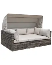 16 Elliot Way Aurora Outdoor Sectional to Daybed Combo
