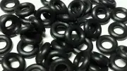 12 New Black O-ring Tires For Aurora MM Vibe T-Jet Tuff Ones Wheels Free S&H