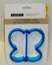 Cooking Concepts Crust Sandwich Cutter & Works On Pancakes Cutter BLUE BUTTERFLY