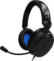 4Gamers C6-100 Gaming Headset for PS4/PS5, Xbox, Switch, PC - Black/Blue