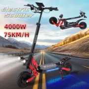 Electric Scooter 4000W Dual Motor 75KM/H 60KM Foldable Adult Off Road E-Bike