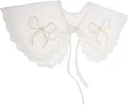 [VALICLUD] Fashionable and Comfortable Detachable Cape Collar Embroidered Shawl Fake for Women Versatile Neckwear