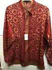 CDS Creme De Silk Couture by Egdon Heath men's 100%Silk shirt size M Legend