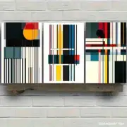3pcs Geometric Shapes & Black Lines Minimalist Metal Print Ready to Hang Art