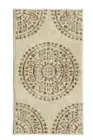 Charter Club Solaris Boho Medallion 20" x 36" Scatter Area Rug - Silver / Cream