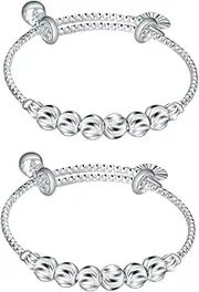 [BESTYASH] Bracelet Girl Bracelets for Infants Bangle Bracelet Jewelry Bell Bracelet Bangle Bell Bangle Bracelets for Copper Silver