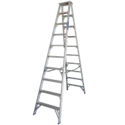 Indalex 3.0m 180KG Pro Series Industrial Aluminium Double Sided Step Ladder
