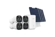 Reolink Argus Eco Ultra 8MP/4K Outdoor Wire-Free Battery Camera - 4 Pack With
