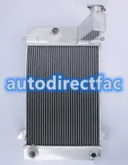 Aluminum Radiator for TRIUMPH TR2 / TR3 / TR3A / TR3B Manual MT 3 Rows QLD