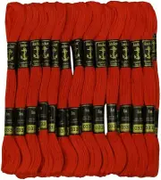 Anchor Stranded Cotton Thread for Cross Stitch/ Embroidery Color- Red 333