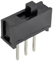Mini Slide Switch SPDT - Fits on Breadboard (0.1" Lead Spacing), Plastic Body