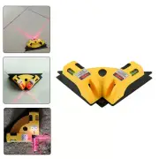 90° Angle Vertical Horizontal Laser Line Projection Square Level Measuring Tool