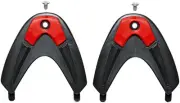 Sidi C-Boost SRS Toe Insert - Black/Red, 42-48