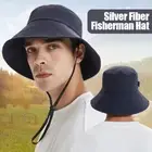 1X Anti Radiation Bucket Hat EMF Protection Electromagnetic Shielding Hat Unisex