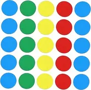 Hohopeti 1 Set Wooden Decorative Discs Board Card Tablet Stickers Quest Chips Doodle Clue Poker Chips Games Multiple Wooden Coins Coins Chips Game Chips Game Coins