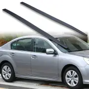 FYRALIP Matte Black Side Skirt Extension Rocker Panel Lip For Subaru Legacy 5th