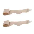 2pcs Toe Brace Wrap Toe Separator Bandage Splint Straightener for Hammer Toe