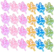 GLSTOY Mix Match Lollipop Charms for Jewelry DIY Keychain Phone Case Decor 24pcs Set