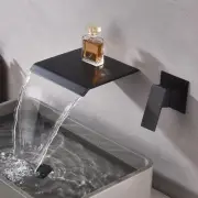 Waterfall Wall Mount Faucet Bathroom Bathtub Tub Faucet Bathroom Sink Faucet ...