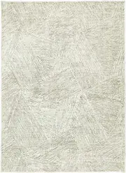 Alpine Neutral Geometric White & Black Rug