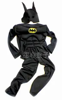 在飛比找Yahoo!奇摩拍賣優惠-☆小不點日舖☆英雄 萬聖節裝扮 假肌肉 蝙蝠俠 假肌肉 色扮