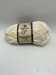 Yarn Bee Fundamental Cotton Yarn Price Per Skein New Ivory