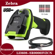 Zebra LI3608-SR00003VZCN Standard Range 1D Handheld Barcode Scanner w USB Cable