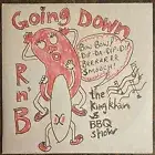KING KHAN BBQ Going Down 7" RED ITALY spaceshits tandoori knights ding dongs lp