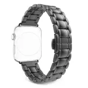 Black Stainless Steel Watch Band Strap For Apple Watch Series 8 41mm