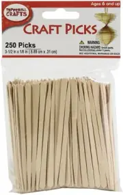 Pepperell Crafts Craft Picks 250/Pkg-3.5"X0.125"