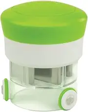 Tovolo 81- Clove Storing Chopped, Minced Garlic Mincer One Clear/Spring Green