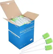 Disposable Unflavored Oral Care Sponge SwabsQuincunx Green(250 Count)