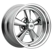 15x8 Cragar 61C S/S Chrome Plated Two-Piece Composite Wheel 5x4.5 (-6mm)