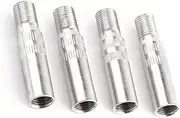 4X Metal Automotive Wheel Valve Caps Stem Extensions Extender for Car Truck Van Caravan