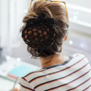 2 Pcs Flower Net Head Hair Clip Mother Nets Hairnets for Dance Buns