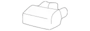 Genuine Honda License Frame Cap 71105-S9A-A00