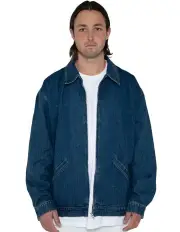 [Ambition the Label] Mens Oversized Cotton Jacket in Denim