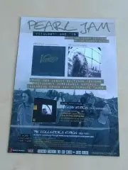 PEARL JAM - VITALOGY VS - LAMINATED PROMOTIONAL POSTER