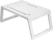Adjustable Folding Computer Table Laptop Desk Home Laptop Bed Tray Table Desk Lap Desk for Study and Reading Tray Table