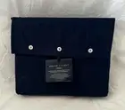 Ralph Lauren Organic Cotton Percale 464 TC Polo Navy Queen Fitted Sheet $175 NIP