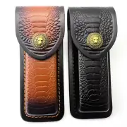 Leather Outdoor Storage Holster Sharpening DIY Tool for Swiss Army Folding Knife
