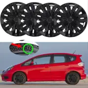 15" Set of 4 Wheel Covers Snap On Hub Caps R15 Tire & Steel For Honda Fit Jazz