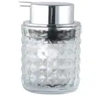 Clear Foaming Soap Dispensers Glass Lotion Dispenser Bottle Bathroom