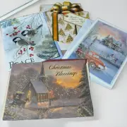 10 Assorted Christmas Xmas Cards With Envelopes