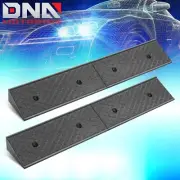 For Warehouse/Wheelchair/Cars Heavy Duty 3" Rise Rubber Threshold Curb Ramp 2Pcs