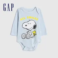 在飛比找蝦皮商城優惠-Gap 嬰兒裝 Gap x Snoopy史努比聯名 純棉長袖